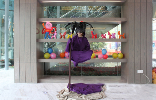 厦门悬浮行为艺术表演