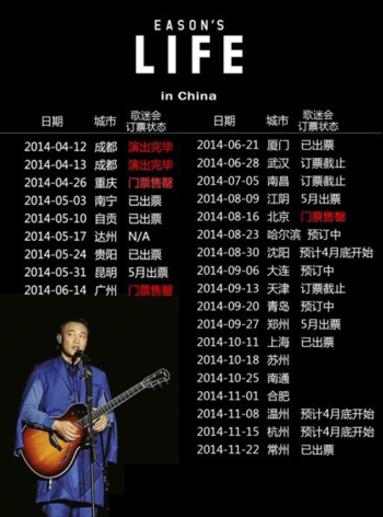 陈奕迅Eason'sLIFE演唱会