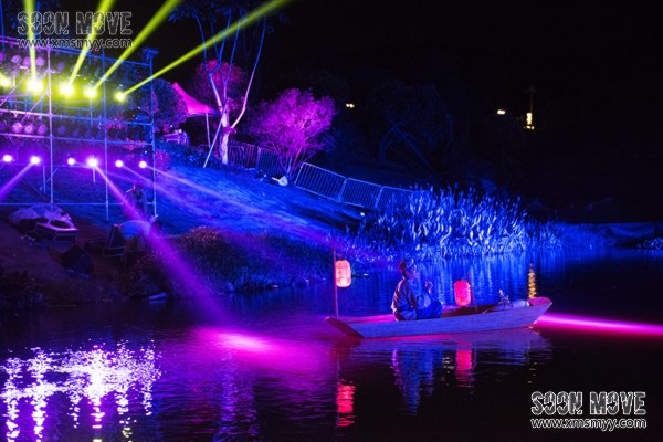 泉州印象紫帽山山水大剧现场唯美灯光效果美轮美奂 (8)