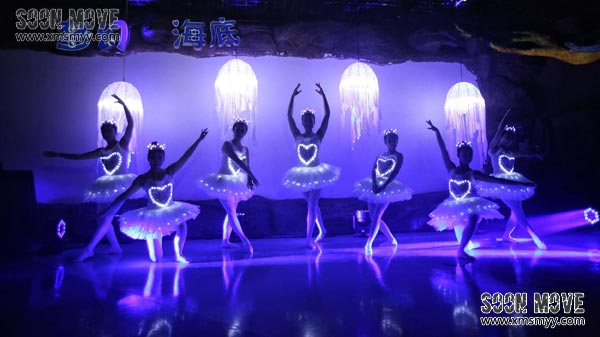 水母荧光芭蕾舞